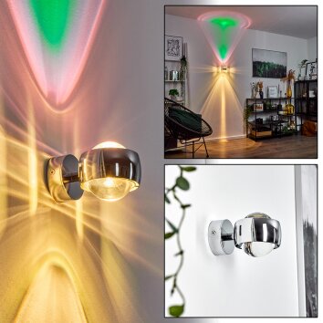 Sapri Wall Light chrome, 1-light source