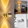 Sapri Wall Light silver, 1-light source