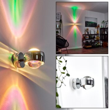 Sapri Wall Light chrome, 1-light source