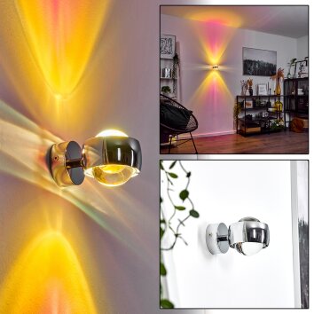 Sapri Wall Light chrome, 1-light source