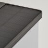 Burseryd solar wall lamp LED black, 1-light source, Motion sensor