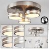 Huallilemu Ceiling Light LED matt nickel, 3-light sources