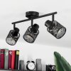 Roto Ceiling Light black, 3-light sources