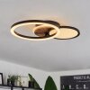 Avelal Ceiling Light LED brown, Wood like finish, black, 1-light source