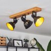 Tina Ceiling Light brown, black, 3-light sources