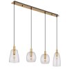 Globo GARRI Pendant Light brass, 4-light sources
