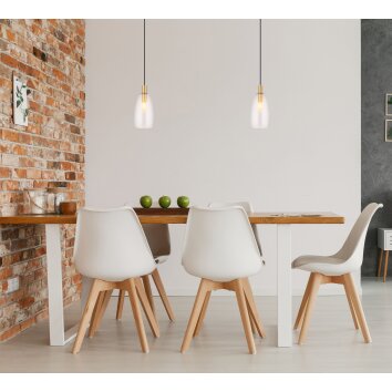 Globo GARRI Pendant Light brass, 1-light source