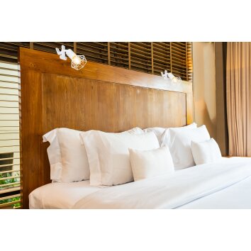 Globo XARA clamp-on light white, 1-light source