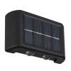 Globo SOLAR Outdoor Wall Light LED black, 4-light sources