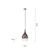 Paul Neuhaus PILUA Pendant Light chrome, 1-light source
