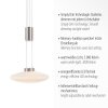 Paul Neuhaus LAUTADA Pendant Light LED brushed steel, 1-light source