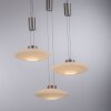 Paul Neuhaus LAUTADA Pendant Light LED brushed steel, 3-light sources
