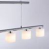 Paul Neuhaus HYDRA Pendant Light LED brushed steel, 5-light sources