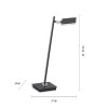 Paul Neuhaus PURE-MIRA Table lamp LED black, 1-light source, Remote control