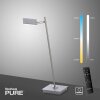 Paul Neuhaus PURE-MIRA Table lamp LED aluminium, 1-light source, Remote control