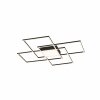 Paul Neuhaus Q-ASMIN Ceiling Light LED black, 1-light source, Remote control