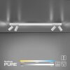 Paul Neuhaus PURE-LINES Ceiling Light LED aluminium, 1-light source, Remote control