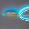 Paul Neuhaus Q-ARKOA Ceiling Light LED brushed steel, 1-light source, Remote control, Colour changer