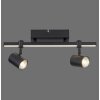 Paul Neuhaus BARIK Ceiling Light LED black, 2-light sources