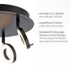Paul Neuhaus SILEDA Ceiling Light anthracite, 3-light sources