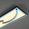 Paul Neuhaus SERPENT Ceiling Light LED black, 1-light source, Remote control, Colour changer