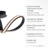 Paul Neuhaus BRILLA Ceiling Light LED black, 1-light source