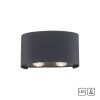 Paul Neuhaus CARLO Wall Light LED anthracite, 4-light sources