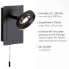 Paul Neuhaus SILEDA Wall Light anthracite, 1-light source