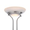 Leuchten-Direkt ZAHARA UpLighter LED brushed steel, 2-light sources