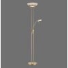 Leuchten-Direkt ZAHARA UpLighter LED brass, 2-light sources