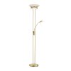 Leuchten-Direkt ZAHARA UpLighter LED brass, 2-light sources