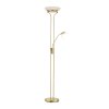 Leuchten-Direkt ZAHARA UpLighter LED brass, 2-light sources