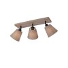 Leuchten-Direkt RIALA Ceiling Light Taupe, 3-light sources