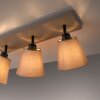Leuchten-Direkt RIALA Ceiling Light Taupe, 3-light sources