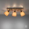 Leuchten-Direkt RIALA Ceiling Light Taupe, 3-light sources