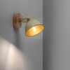 Leuchten-Direkt SAMIA Wall Light Dark wood, 1-light source