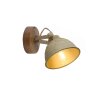 Leuchten-Direkt SAMIA Wall Light Dark wood, 1-light source