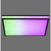 Leuchten-Direkt MARIO BLACK Ceiling Light LED black, 1-light source, Remote control, Colour changer