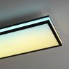 Leuchten-Direkt MARIO BLACK Ceiling Light LED black, 1-light source, Remote control, Colour changer
