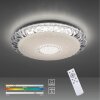 Leuchten-Direkt LUCCA Ceiling Light LED white, 1-light source, Remote control, Colour changer