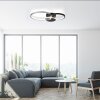 Leuchten-Direkt PAPILON Ceiling Light LED black, 1-light source