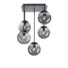 Leuchten-Direkt BIG WIDOW Ceiling Light black, 5-light sources