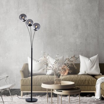 Leuchten-Direkt BIG WIDOW Floor Lamp black, 3-light sources