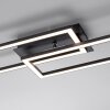 Leuchten-Direkt IVEN Ceiling Light LED black, 1-light source, Remote control