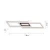 Leuchten-Direkt ASMIN Ceiling Light LED black, 1-light source
