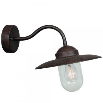 Nordlux LUXEMBOURG outdoor wall light rust-coloured, 1-light source