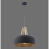 Leuchten-Direkt HAREA Pendant Light Ecru, black, 1-light source