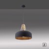 Leuchten-Direkt HAREA Pendant Light Ecru, black, 1-light source
