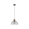 Leuchten-Direkt TARO Pendant Light Ecru, black, 1-light source
