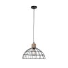 Leuchten-Direkt TARO Pendant Light Ecru, black, 1-light source